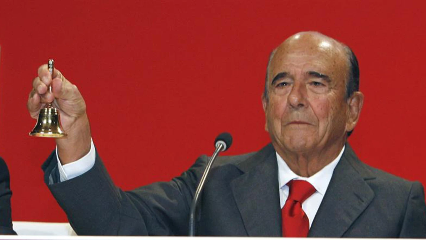 Emilio Botín durante la Junta de Accionistas de Universia Emilio Botín durante la Junta de Accionistas de Universia
