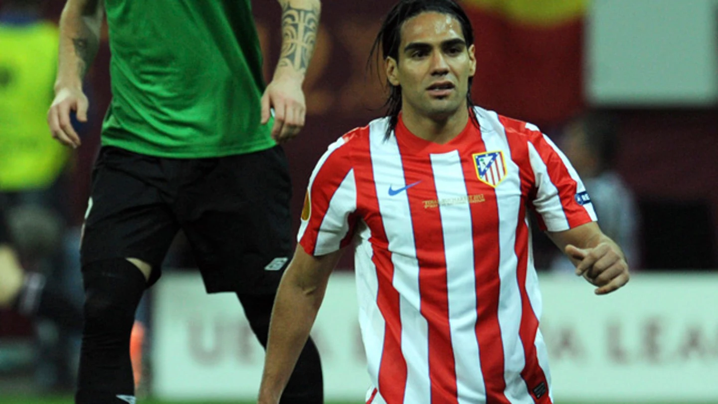 El jugador colombiano del Atlético de Madrid Falcao El jugador colombiano del Atlético de Madrid Falcao
