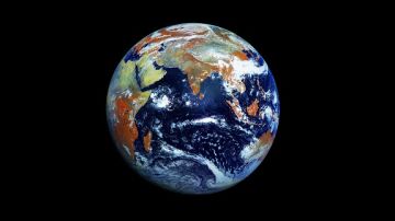 Vista del planeta Tierra