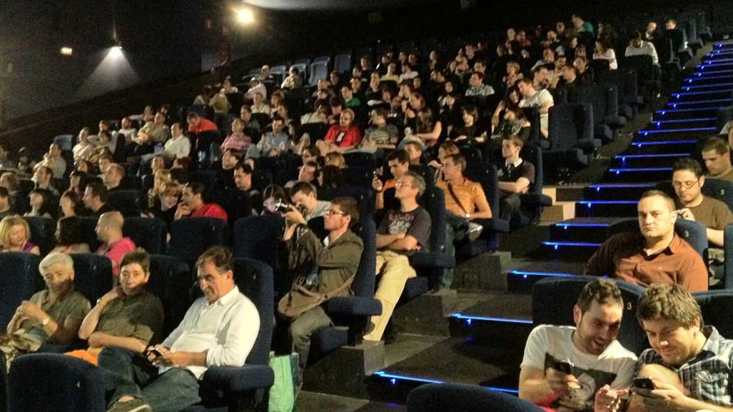 Asistentes a una sala de cine