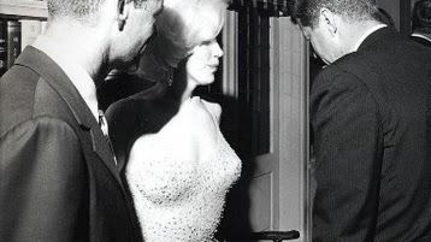 Con sus dos amantes, Jack y Robert Kennedy