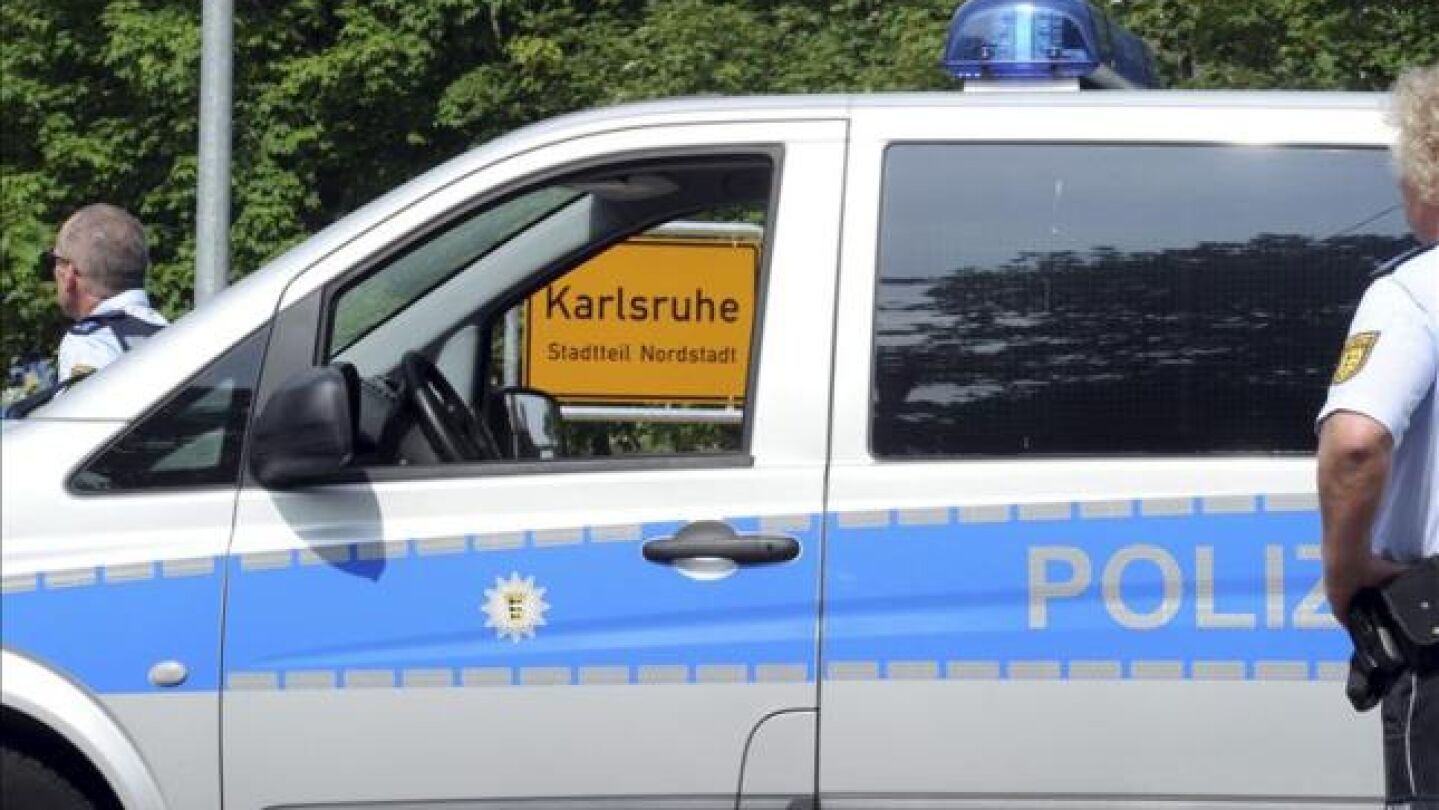 Veh&iacute;culo policial en Alemania