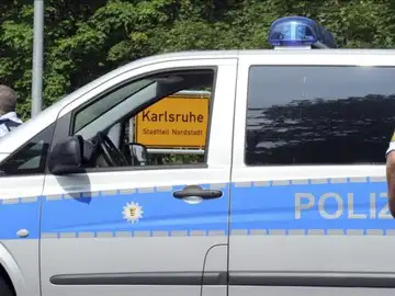 Vehículo policial en Alemania