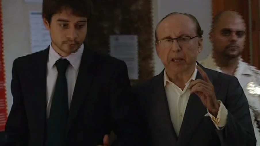 Ruiz-Mateos a la salida del juzgado de Palma