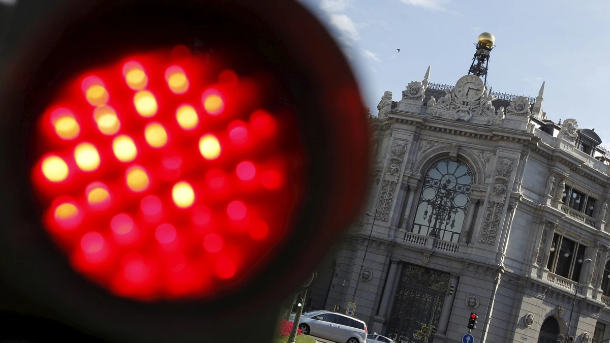 Imagen de la fachada principal del Banco de España