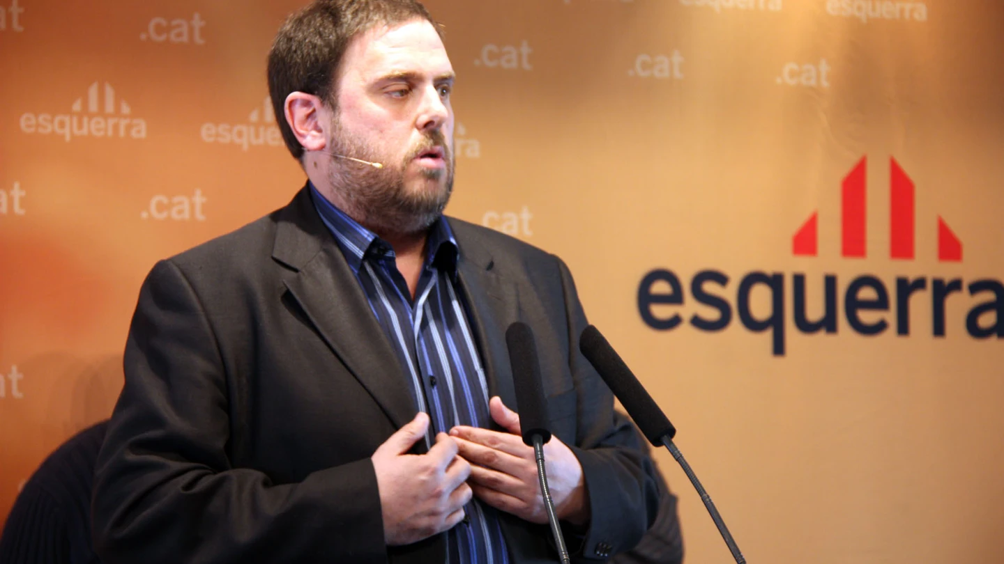 Oriol Junqueras, candidato de ERC Oriol Junqueras, candidato de ERC