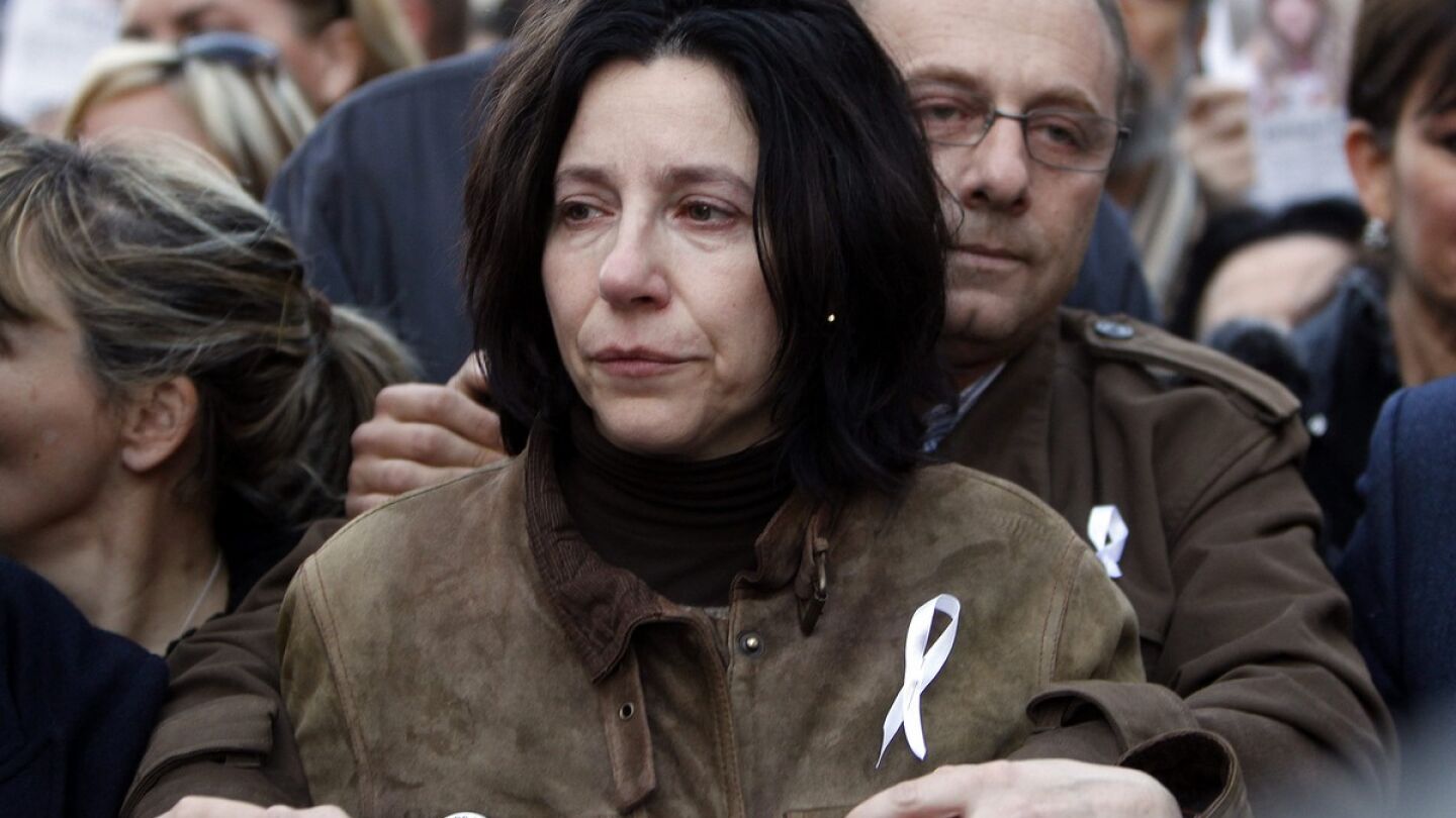 Los padres de Marta del Castillo en una manifestaci&oacute;n