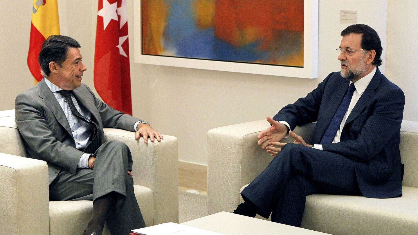Ignacio Gonz&aacute;lez y Mariano Rajoy