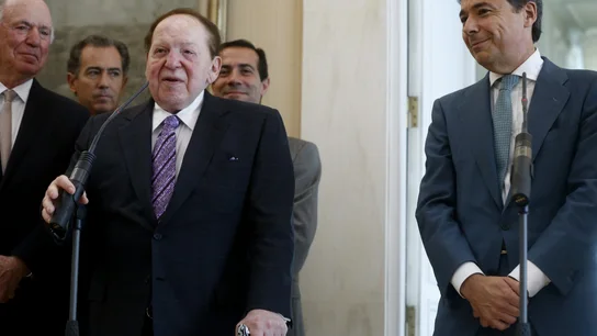 Sheldon Adelson e Ignacio González Sheldon Adelson e Ignacio González
