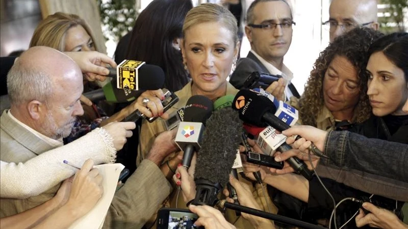 La delegada del Gobierno en Madrid, Cristina Cifuentes. 