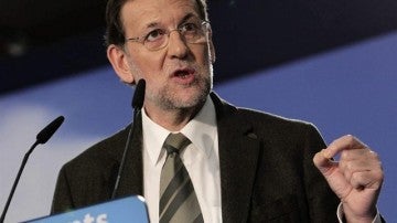 Mariano Rajoy, en su comparecencia en Cataluña