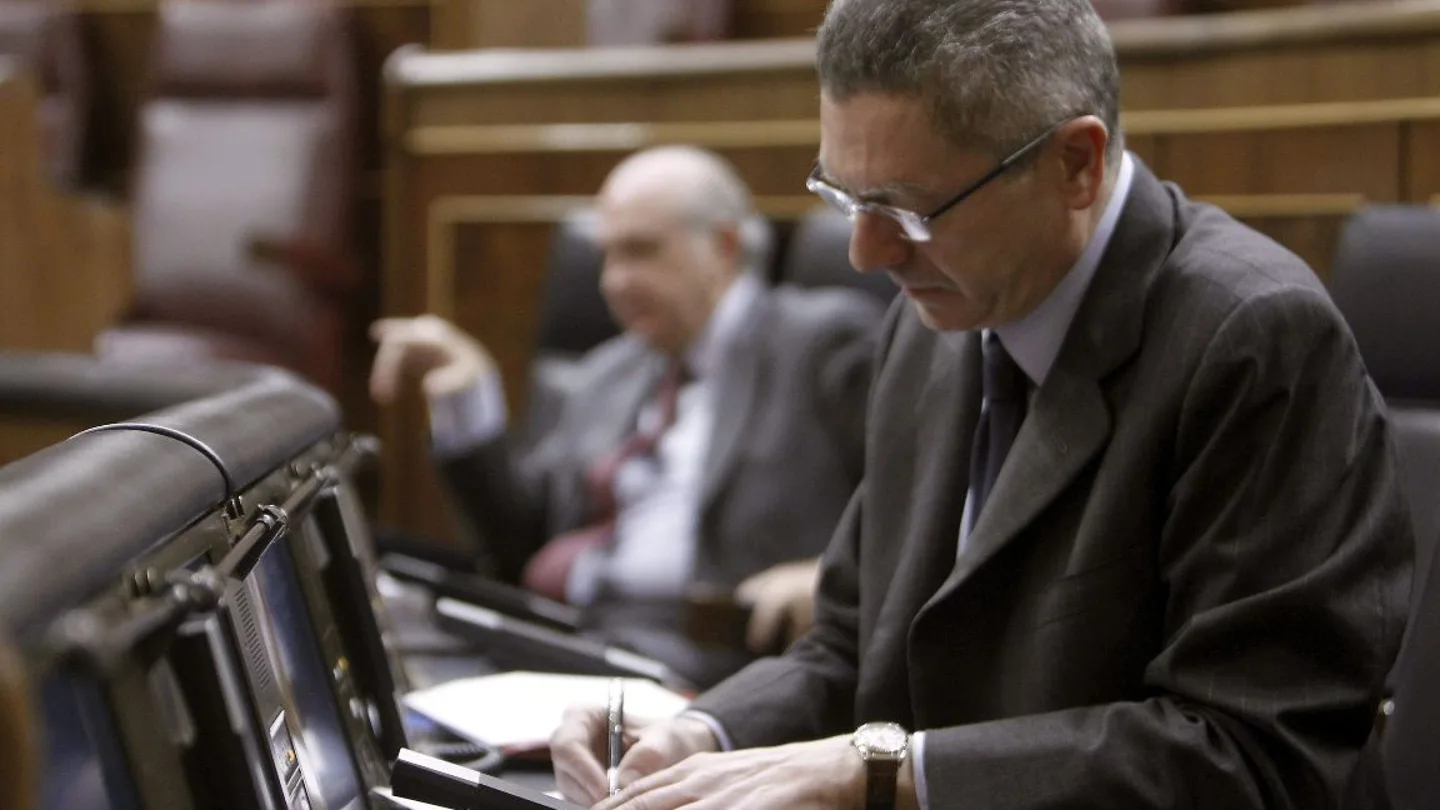Gallardón, ministro de Justicia, en el Congreso Gallardón, ministro de Justicia, en el Congreso