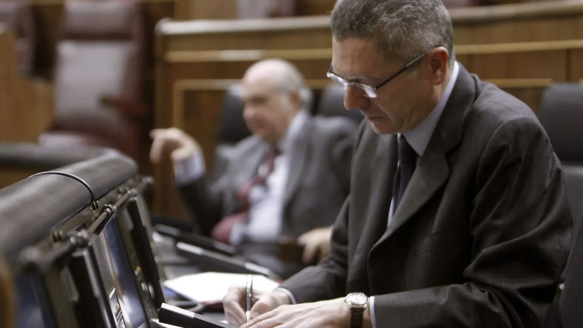 Gallardón, ministro de Justicia, en el Congreso Gallardón, ministro de Justicia, en el Congreso