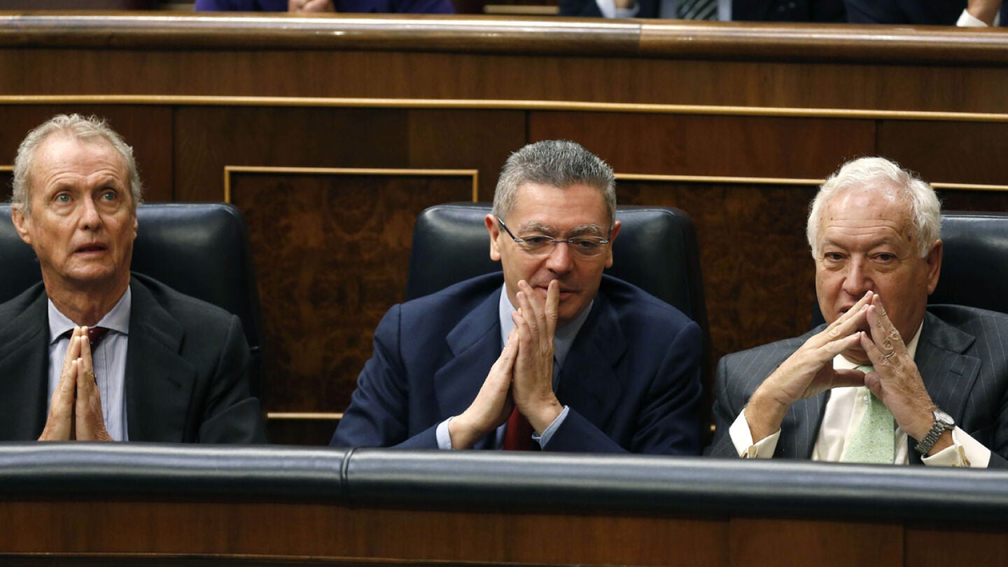 Gallard&oacute;n al inicio de la sesi&oacute;n de control