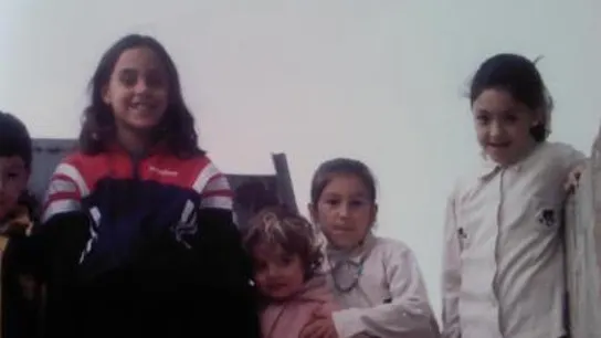 Katia, en la imagen, la más pequeña Katia, en la imagen, la más pequeña
