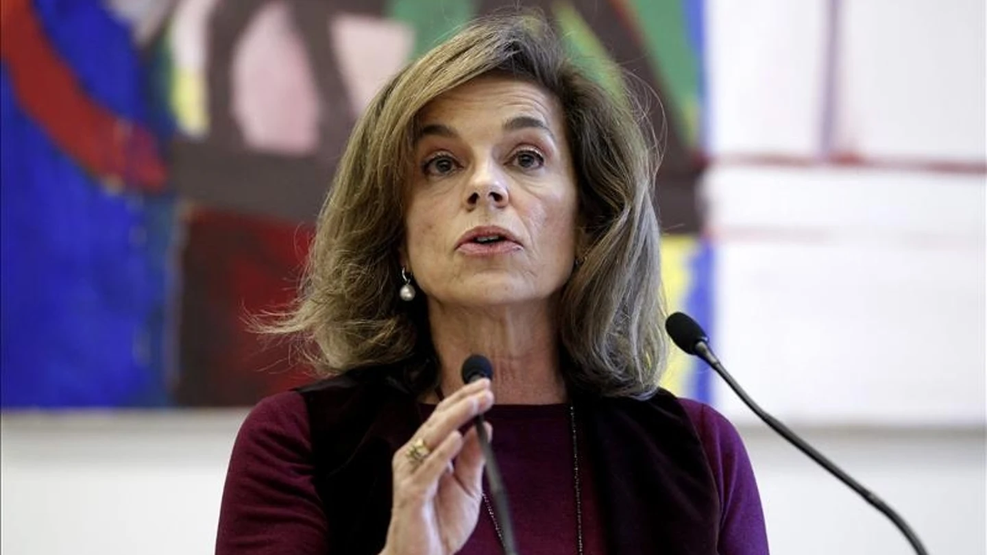La alcaldesa de Madrid, Ana Botella, durante su comparecencia. La alcaldesa de Madrid, Ana Botella, durante su comparecencia.