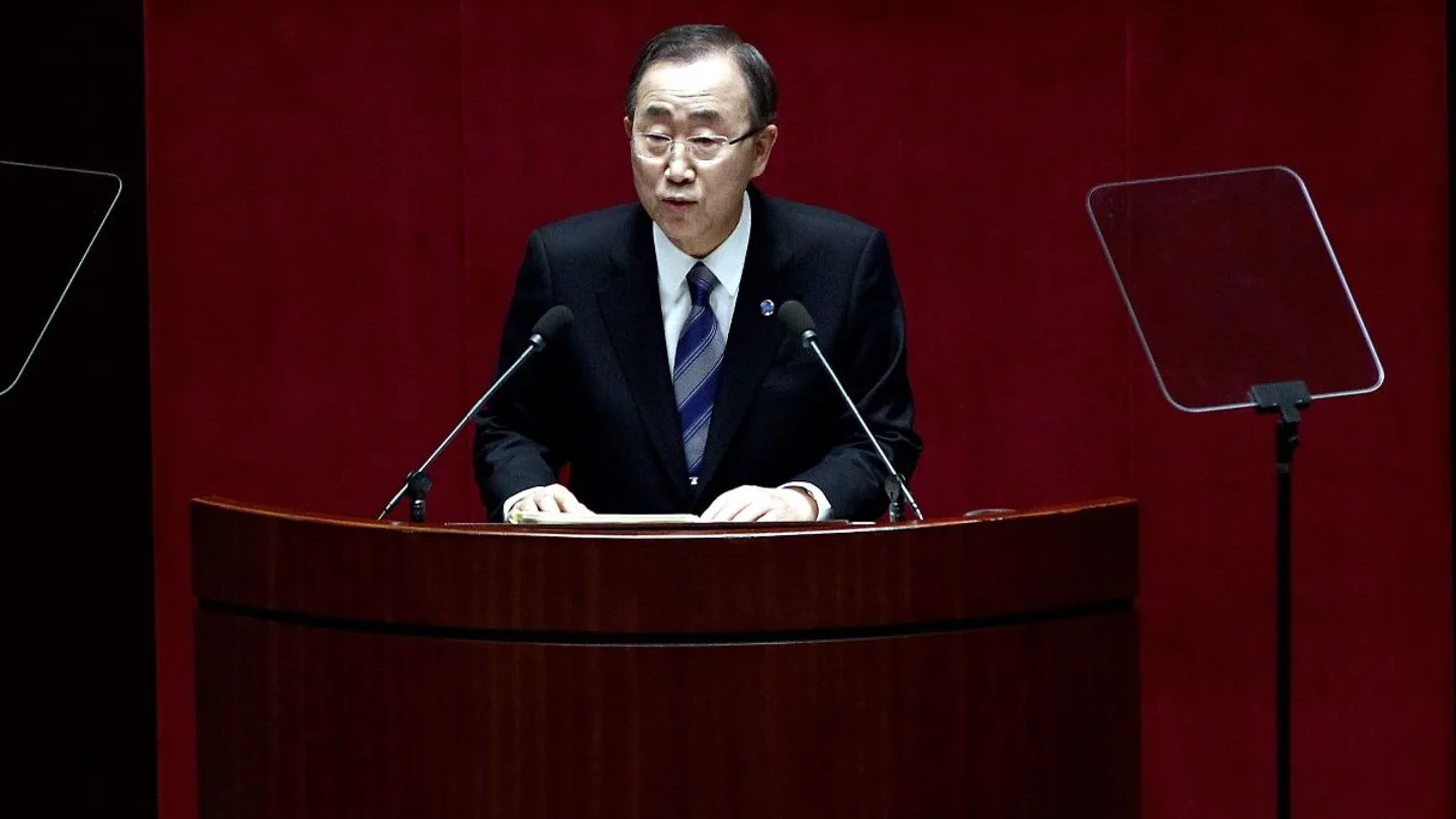 El secretario general de la ONU, Ban Ki-moon El secretario general de la ONU, Ban Ki-moon