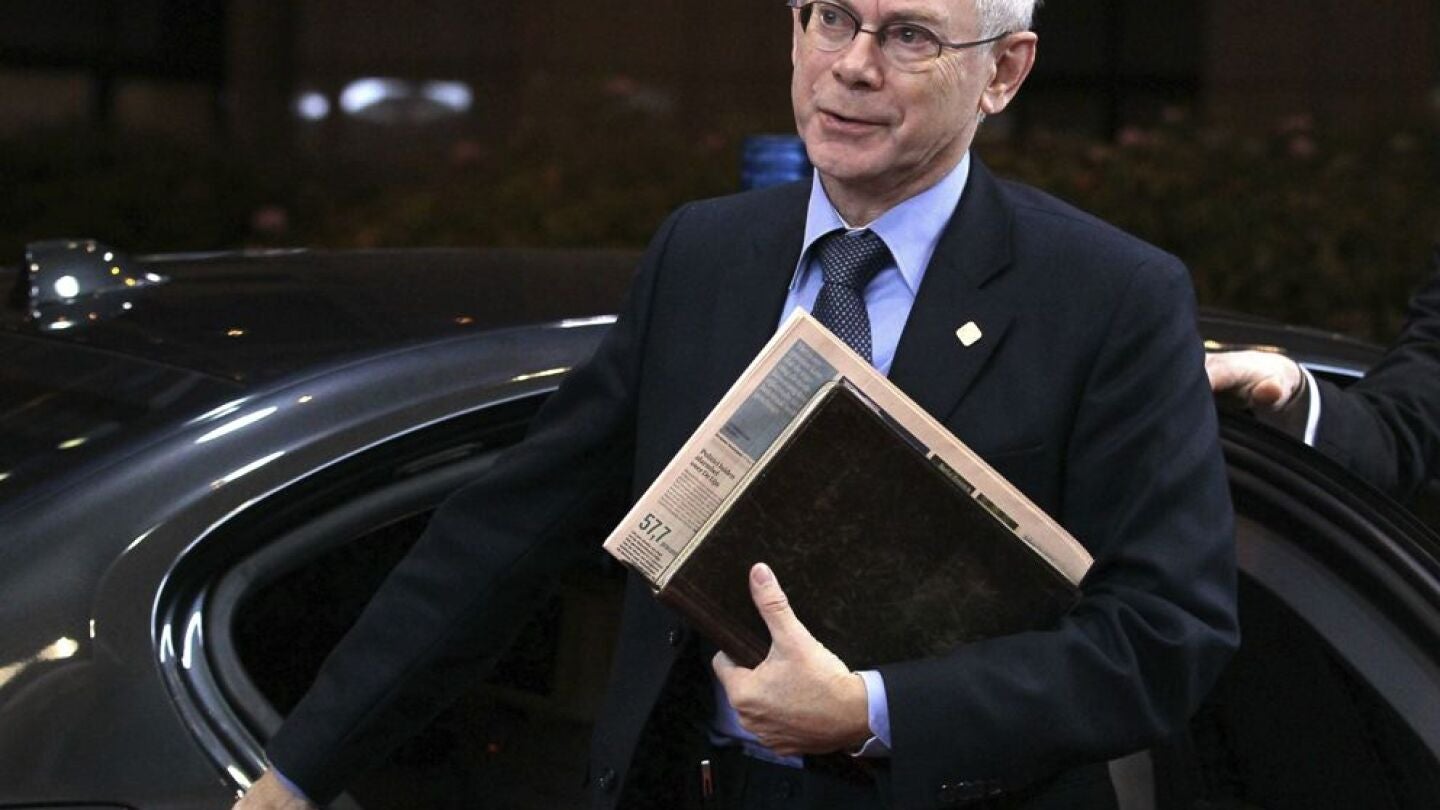 El presidente del Consejo Europeo, Herman Van Rompuy