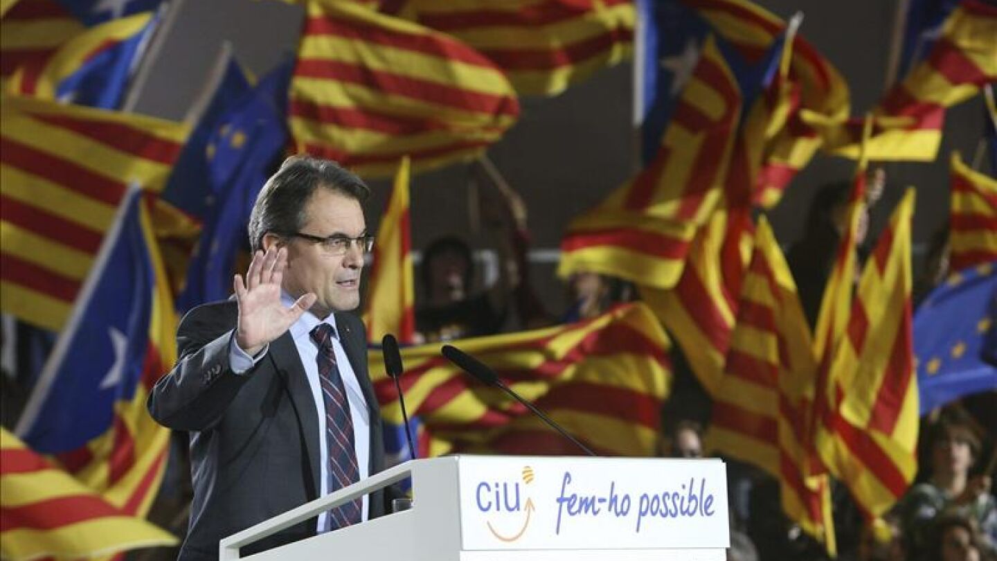 El presidente de la Generalitat y candidato de CiU a la reelecci&oacute;n, Artur Mas