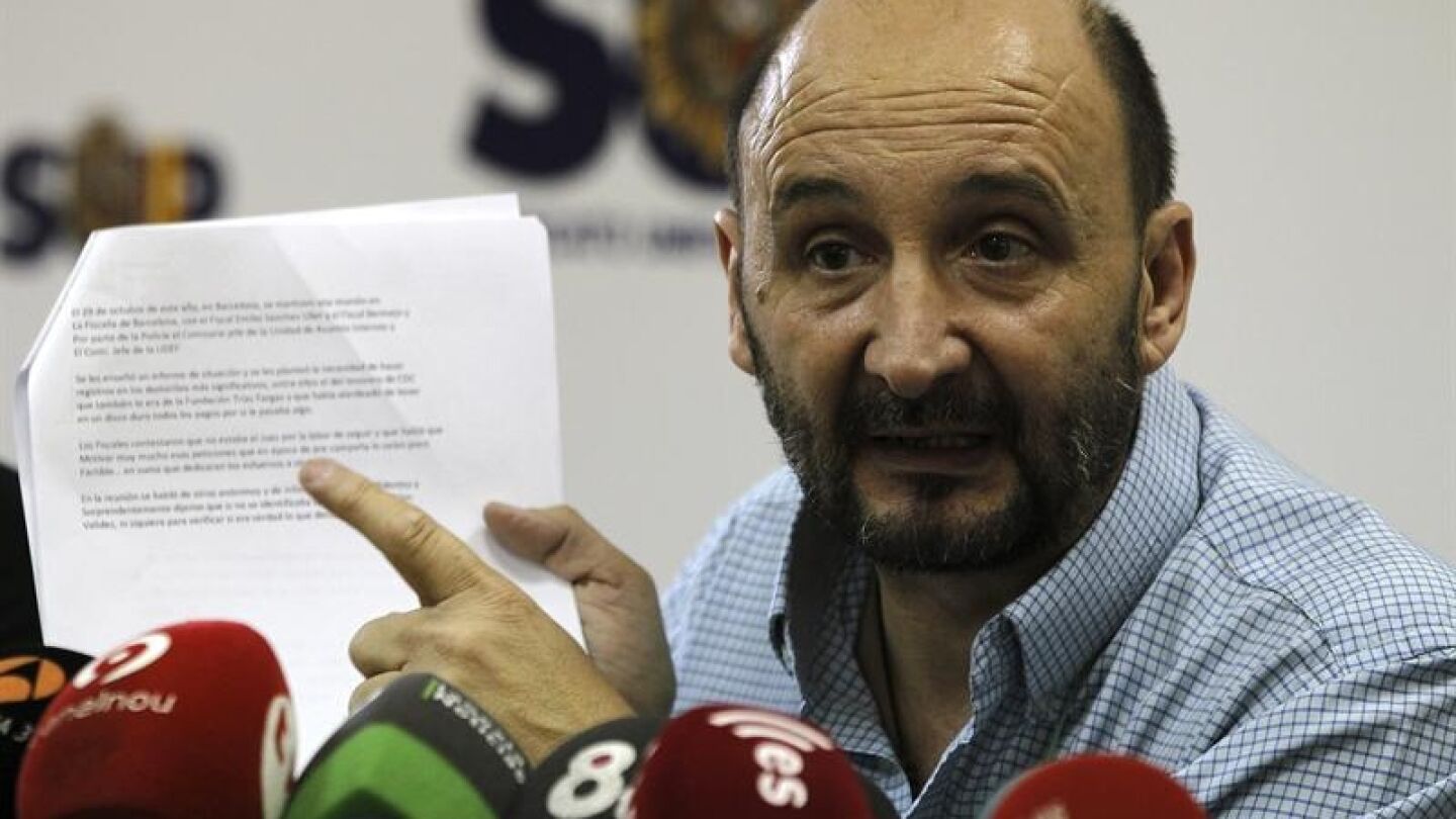 El secretario general del Sindicato Unificado de Polic&iacute;a (SUP), Jos&eacute; Manuel S&aacute;nchez 