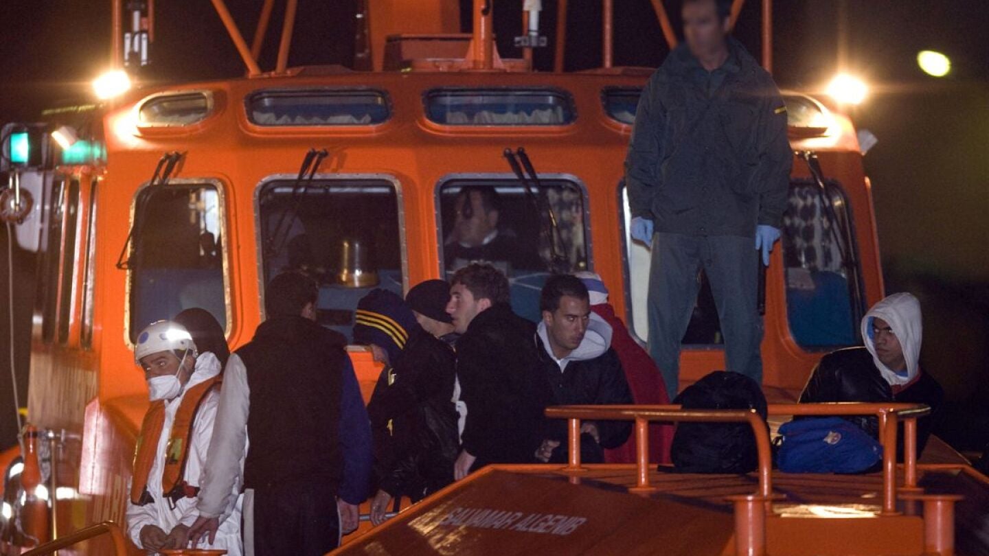 Varios inmigrantes llegan a Almer&iacute;a -Archivo-