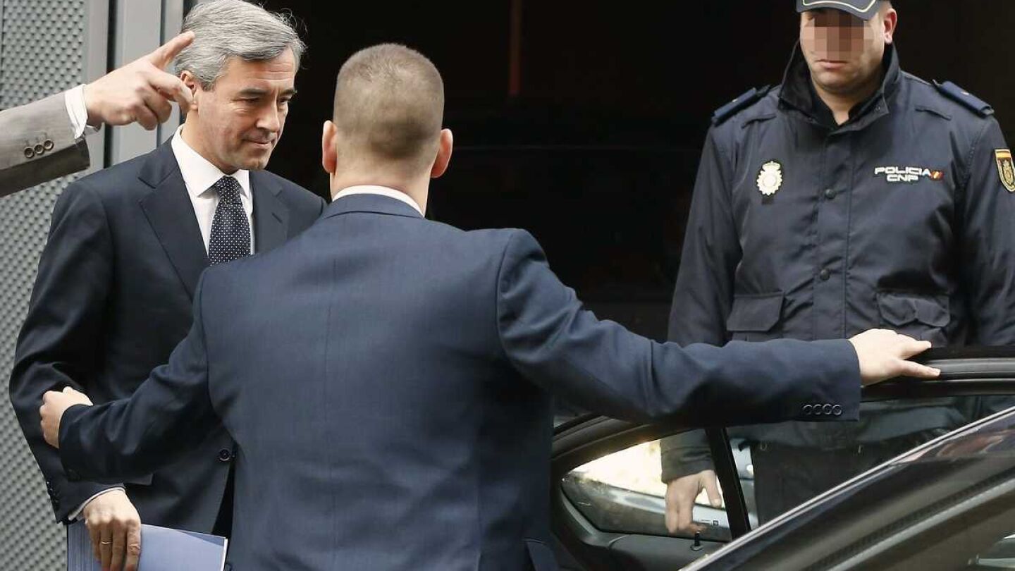 Acebes llega a la Audiencia