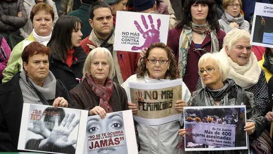 Manifestación en Pamplona, contra la violencia machista Manifestación en Pamplona, contra la violencia machista