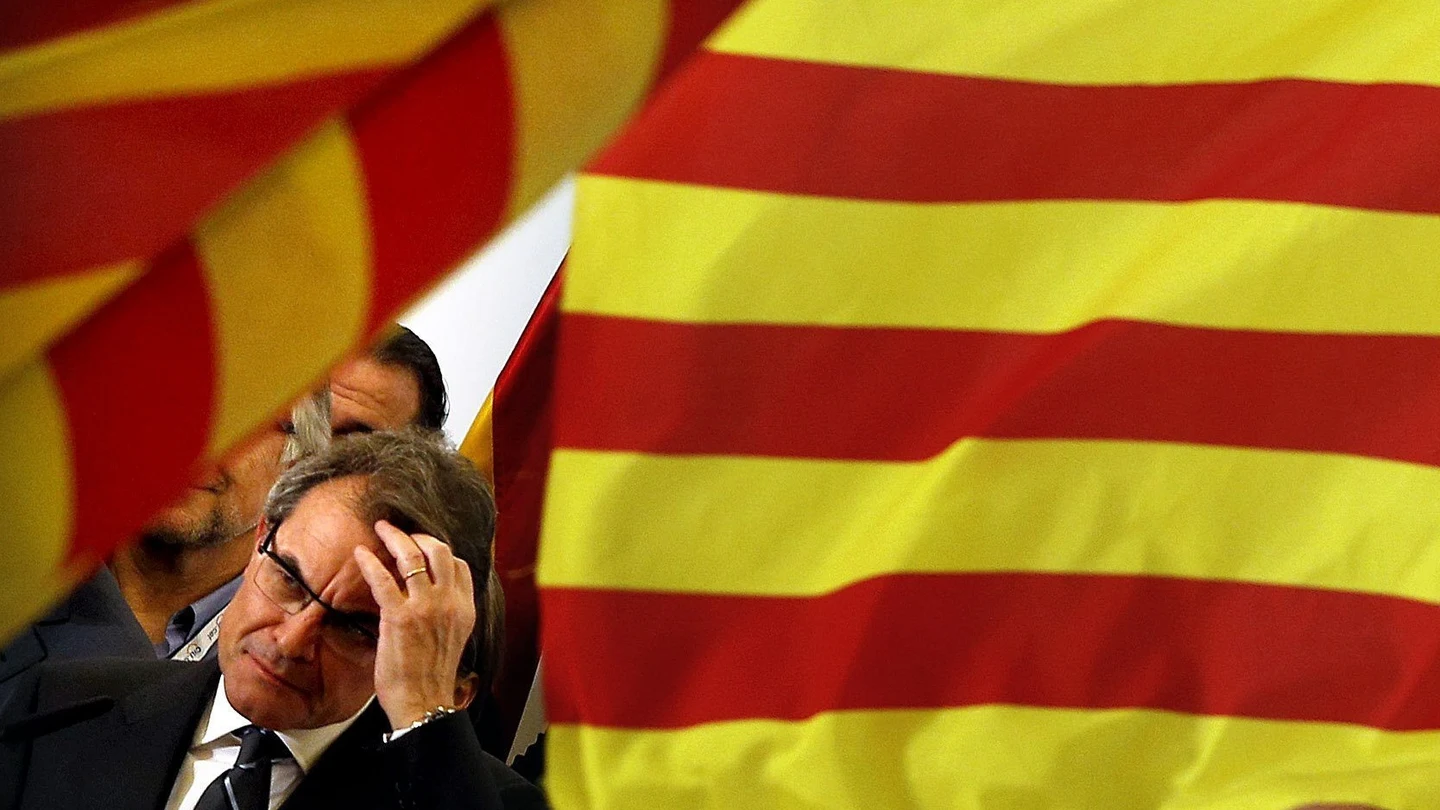 Artur Mas, en su comparecencia pública Artur Mas, en su comparecencia pública