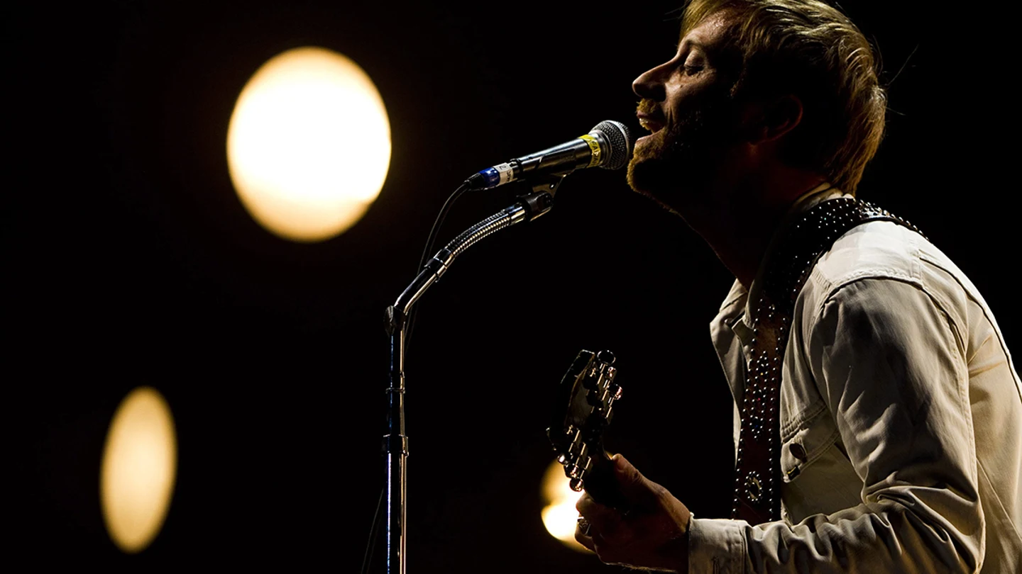 Dan Auerbach de la banda estadounidense "The Black Keys". Dan Auerbach de la banda estadounidense "The Black Keys".