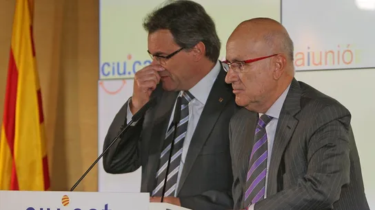 Duran i Lleida y Artur Mas en una imagen de archivo Duran i Lleida y Artur Mas en una imagen de archivo