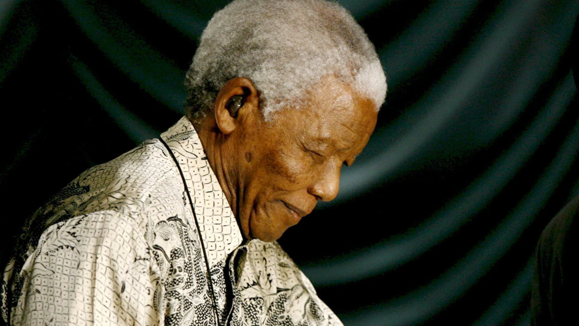 El expresidente de Sudáfrica Nelson Mandela