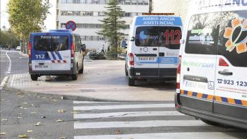 Varias ambulancias en Salamanca 