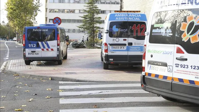 Varias ambulancias en Salamanca 