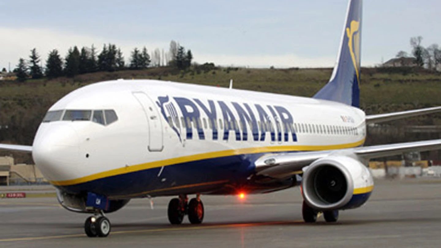 Un avión de Ryanair Un avión de Ryanair
