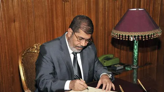 El expresidente Mohamed Mursi El expresidente Mohamed Mursi