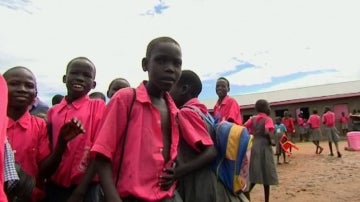Niños en un orfanato de Sudán del Sur