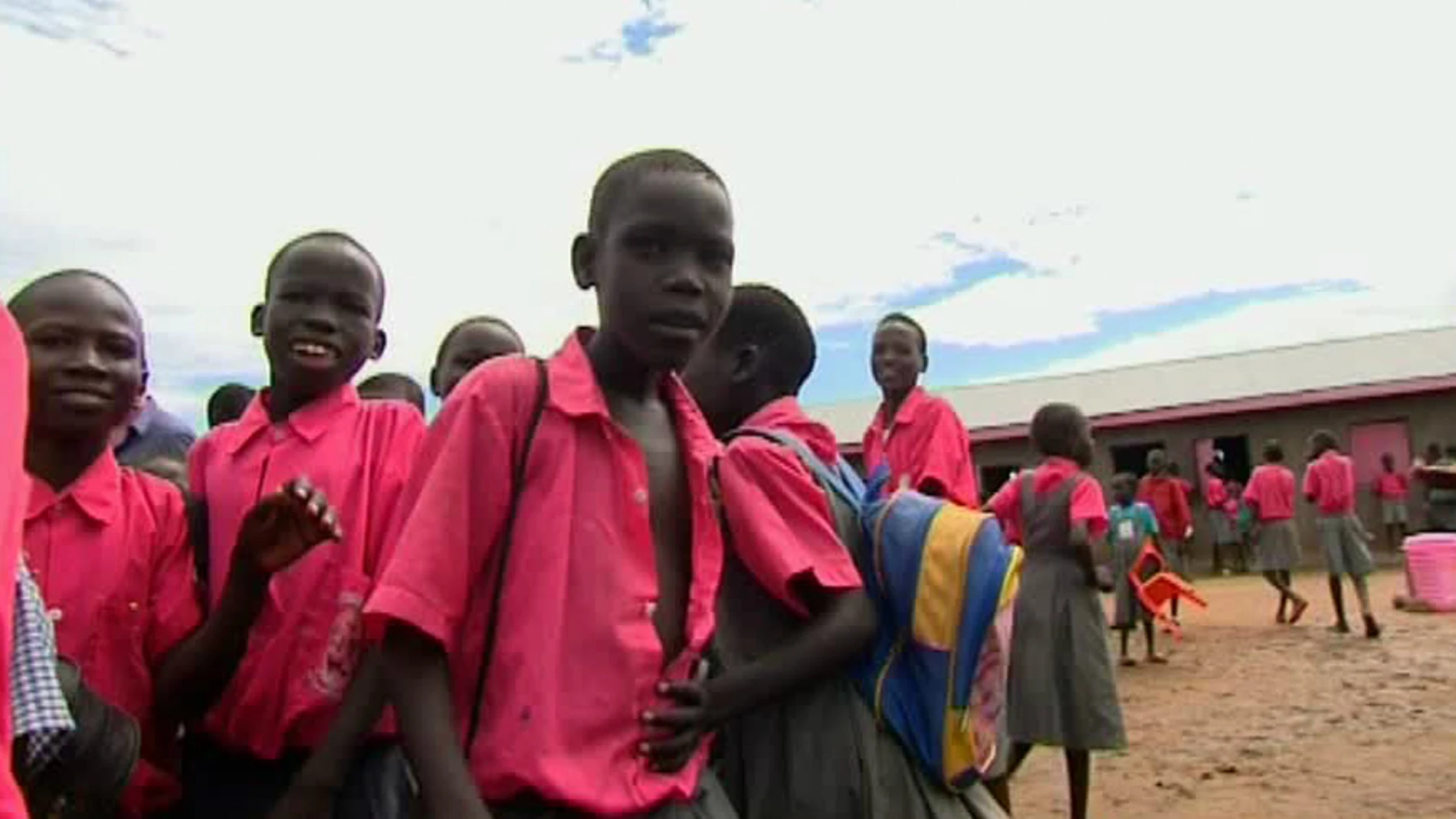 Niños en un orfanato de Sudán del Sur