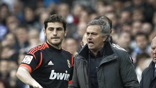 Casillas y Mourinho en el Bernabéu Casillas y Mourinho en el Bernabéu
