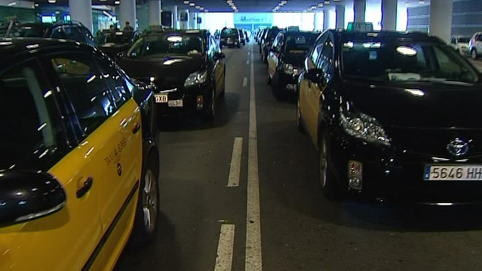 Taxis en el Prat, Barcelona