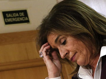 Ana Botella en rueda de prensa Ana Botella en rueda de prensa