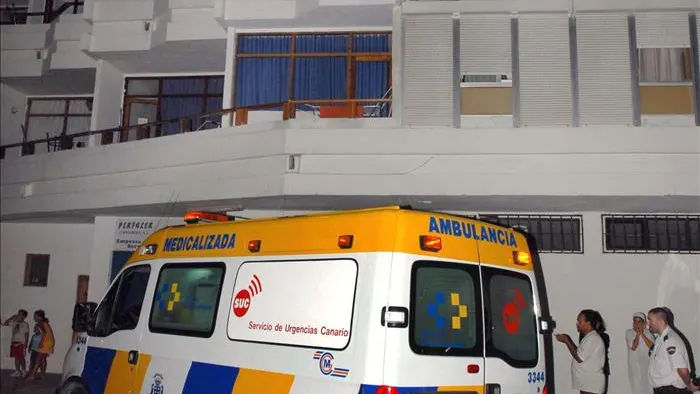 Una ambulancia en Canarias