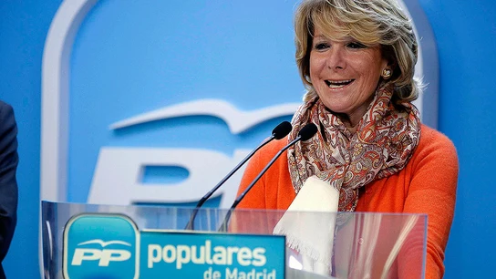 La expresidenta madrileña, durante un acto del PP La expresidenta madrileña, durante un acto del PP