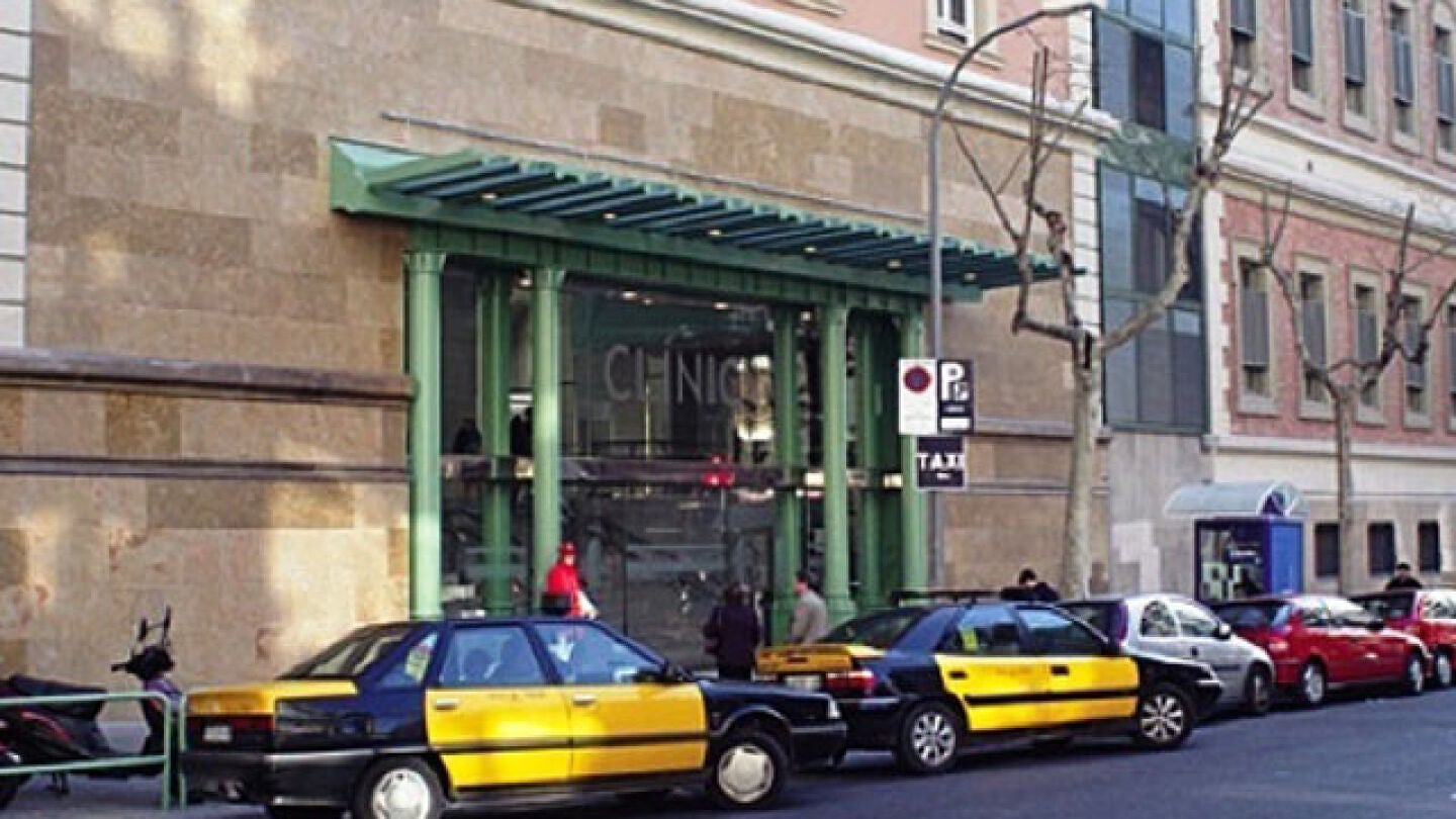 Fachada del Hospital Cl&iacute;nic de Barcelona