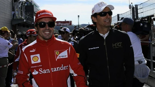 De la Rosa, junto a Fernando Alonso De la Rosa, junto a Fernando Alonso