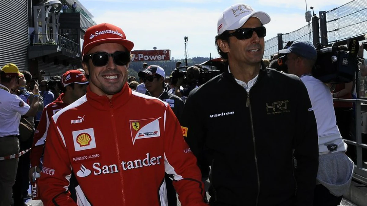 De la Rosa, junto a Fernando Alonso