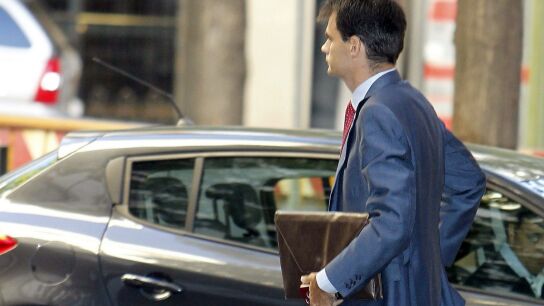 El juez Pablo Ruz entrando en la Audiencia Nacional
