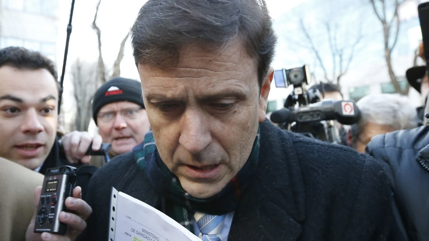El médico Eufemiano Fuentes, a su llegada al juzgado El médico Eufemiano Fuentes, a su llegada al juzgado
