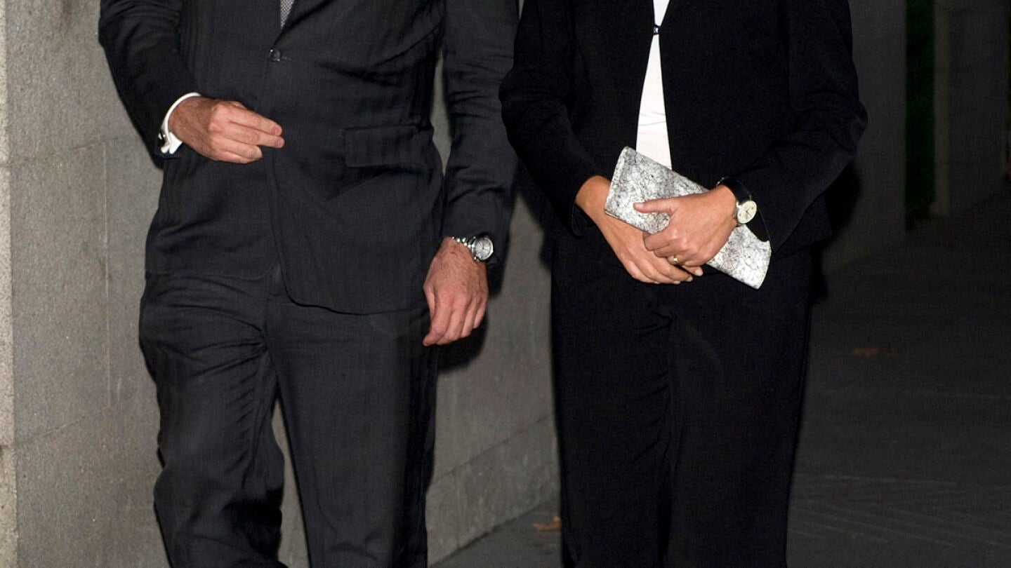 Carlos Garc&iacute;a Revenga y la Infanta Cristina