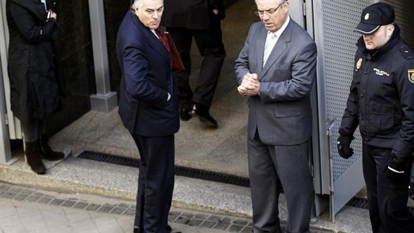 El extesorero del PP, Luis B&aacute;rcenas, a su llegada a la Audiencia Nacional 