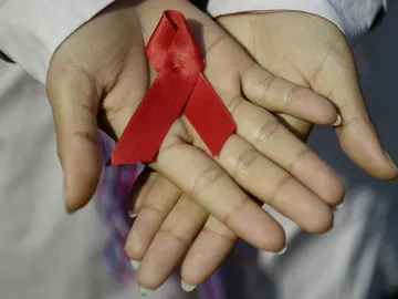 El lazo contra el Sida El lazo contra el Sida
